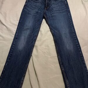 Levi's Dark Blue Straight Jeans